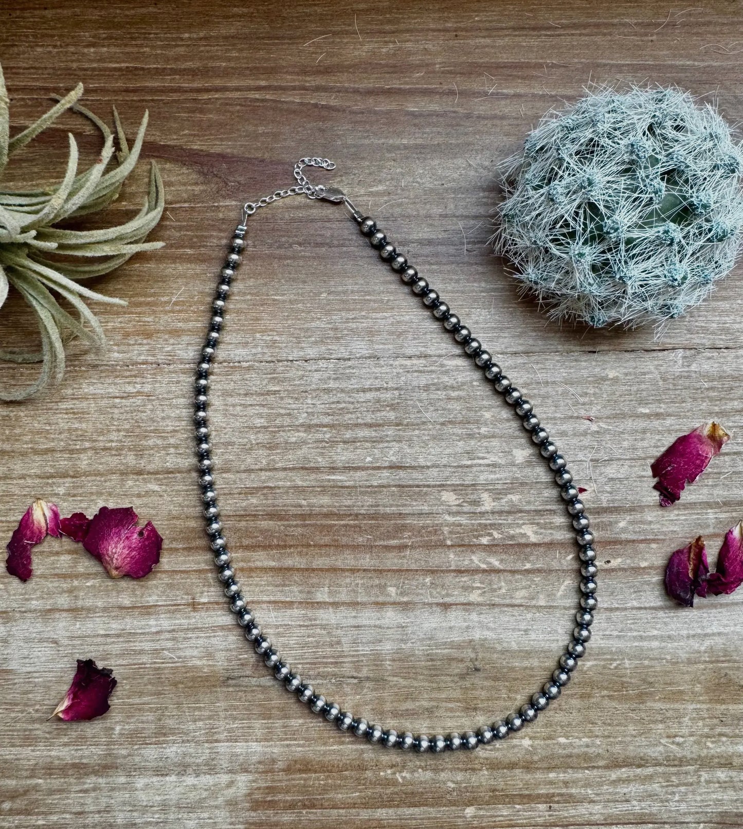 5mm 18in sterling silver pearl necklace